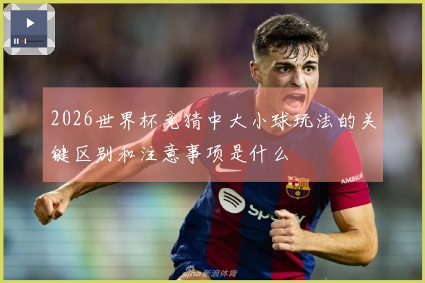 2026世界杯竞猜中大小球玩法的关键区别和注意事项是什么