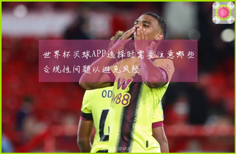 世界杯买球APP选择时需要注意哪些合规性问题以避免风险